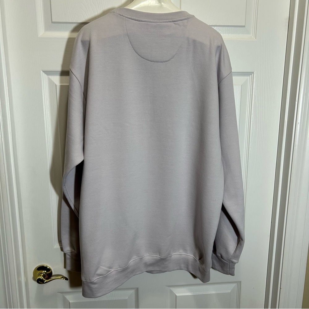 Love & Faith Pastel Purple Embroidered Detail Sweatshirt - Picture 6 of 7